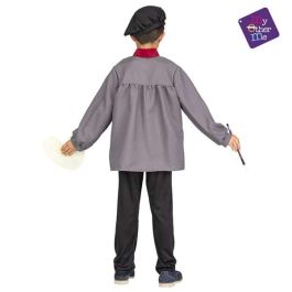 Disfraz infantil pintor boina, corbatín, blusón, pantalones, paleta colores y pincel talla 5-6 y Disfraz infantil pintor boina, corbatín, blusón, pantalones, paleta colores y pincel talla 5-6 y