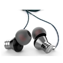 Aiwa ESTM-50USB-C/SL Auriculares Intrauditivos con Micrófono USB-C, Sonido HYPERBASS, Graves Potentes, Diseño Ergonómico Plateados