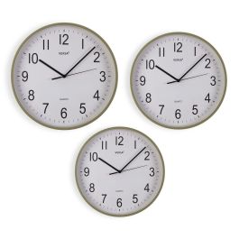 Reloj de Pared Versa Verde Plástico 40 x 40 x 5,5 cm