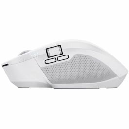 Trust 24935 Ratón Ozaa+ Inalámbrico Bluetooth Multidispositivo Recargable 3200 DPI Silencioso Doble Rueda Blanco