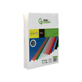 Liderpapel Tapas de Encuadernación Polipropileno A4 0.5mm Incolor Translucidas Paquete de 100 Unidades