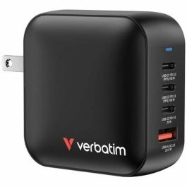 Verbatim 32231 Mini Cargador de Pared GaN Universal 100W con 4 Puertos (3xUSB-C, 1xUSB-A) PD 3.0/QC 3.0 para Viaje Precio: 68.4999997. SKU: B1GWB3V4ST