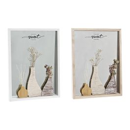 Espejo de pared DKD Home Decor Blanco Natural Cottage 30 x 4 x 40 cm (2 Unidades) (2 Piezas) Precio: 59.59000014. SKU: S3029722