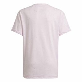 Camiseta de Manga Corta Infantil Adidas G Fi Bl Rosa