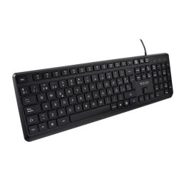 Teclado V7 KU350ES Negro Qwerty Español