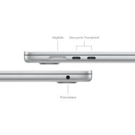 Apple - MacBook Air M3 de 15'' - 24 GB de RAM - 512 GB de almacenamiento - CPU de 8 núcleos - GPU de 10 núcleos - Medianoche