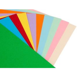 Cartulina Liderpapel A4 180 gr-M2 10 Colores Surtidos Paquete De 100 Hojas