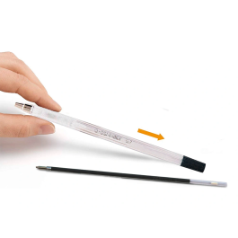 Q-connect Recambio boligrafo extensible kf00233 negro trazo 0,7 mm