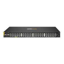 HPE Aruba 6000 48G 4SFP PoE+ (370W) Switch L3 Gestionado - 48x GbE PoE+, 4x SFP, Montaje en Rack