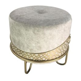 Reposapies Glam DKD Home Decor Beige Dorado 51 x 44.5 x 51 cm Precio: 49.3317. SKU: S3033583