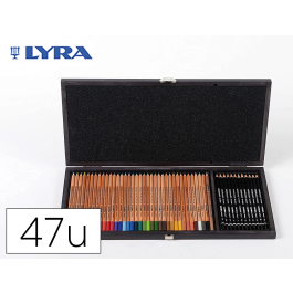 Lyra Set Dibujo Estuche de Madera con 47 Piezas Surtidas Especiales Precio: 101.50000058. SKU: S8412280