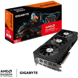 Gigabyte Radeon RX 7700 XT Gaming OC 12GB GDDR6 – Tarjeta Gráfica para Juegos, PCI Express 4.0, Negro