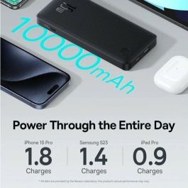 Batería para Portátil Baseus Negro 10000 mAh Batería para Portátil Baseus Negro 10000 mAh