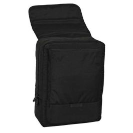 Safta Mochila con solapa portátil 13,3'' + USB Real Betis Balompié Premium Negra 29x39x12cm