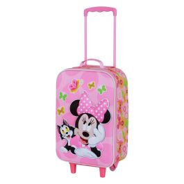 Maleta Trolley Soft 3D Kitten Disney Minnie Mouse Rosa