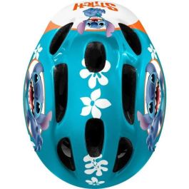 Disney DIS3496276261004 Casco deportivo Stitch Talla S, circunferencia cabeza ajustable 53/56cm, ventilación y espuma interna