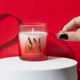 The Concept Factory Vela Perfumada Anillo Joya Love, Colección Bougie, Vidrio/Cristal Máquina