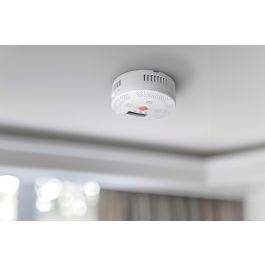 Garza 401348C Detector de CO Inteligente Wifi con Alarma, Pantalla LED y Notificaciones en Tiempo Real, Blanco Garza 401348C Detector de CO Inteligente Wifi con Alarma, Pantalla LED y Notificaciones en Tiempo Real, Blanco