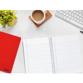 Liderpapel Cuaderno Espiral Din A5 Smart Tapa Blanda 80 Hojas Rayado Montessori 3,5mm Colores Surtidos