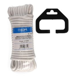 Edm Cuerda elástica de goma blanca calibre 6 mm x 10 m