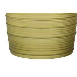 DKD Home Decor Lámpara Sobremesa Moderno Verde Musgo Beige Cristal Lino 38 x 57 x 38 cm