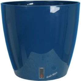 Jardinera redonda RIVIERA EVA NEW - Plástico - Diámetro 31 cm - Azul Jardinera redonda RIVIERA EVA NEW - Plástico - Diámetro 31 cm - Azul