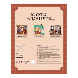 ROBOTIME Maqueta DIY La Tienda de Té de Alicia 136 piezas Casas en Miniatura para Montar y Decorar 17.6x13x12.8cm