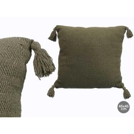 Cojin Pompon Verde 45X45Cm Giftdecor (8 Unidades) Precio: 45.50000026. SKU: B17XG7HC2K