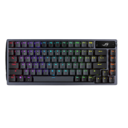 Asus ROG Azoth Teclado Mecánico 75% QWERTZ USB + RF Wireless + Bluetooth LED RGB Metálico 90MP0316-BKSA00