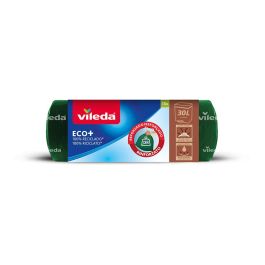 Vileda Ecobag Reforzada Bolsa de Basura 100% Reciclada Triple Capa Anti-Roturas 30 L 55x60 cm 15 Unidades