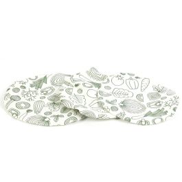 Cook Concept Juego 3 Tapas Reutilizables Tela Algodón Lavables Ilustradas Ø15.5 Ø18.5 Ø21 cm