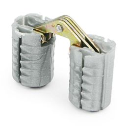 Herrajes Alk Bisagra Invisible Redonda Ø 14mm Acabado Gris para Muebles. Diseño Embutir en Paneles >15mm. Plástico/Metal. Precio: 1.68999974. SKU: B15X8PDW3T