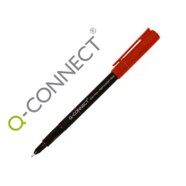 Q-connect Rotulador Punta Fibra Super Fina Redonda 0.5 mm Permanente Color Rojo Precio: 8.88999947. SKU: B15GBDSLHX