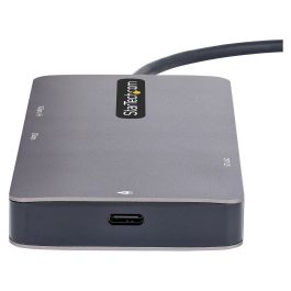 Startech.com 120B-USBC-MULTIPORT Docking Station USB Tipo C, HDMI 4K 60Hz, Ethernet Gigabit, USB-A, Lector SD/MicroSD, Power Delivery 100W