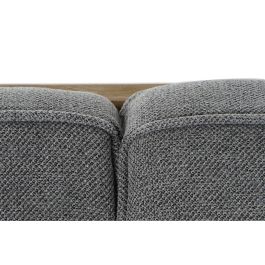 Sofa Alpino DKD Home Decor Gris Natural 95 x 82 x 224 cm Sofa Alpino DKD Home Decor Gris Natural 95 x 82 x 224 cm
