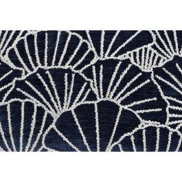 Cojin Mediterraneo DKD Home Decor Azul Marino Plateado 10 x 35 x 60 cm