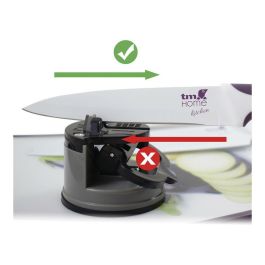 Afilador de Cuchillos TM Home Negro Con Ventosas Afilador de Cuchillos TM Home Negro Con Ventosas