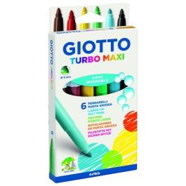 Rotulador Fibra Giotto Turbo Maxi Estuche De 6 (Set de 10) Precio: 27.50000033. SKU: B1G7D2RXK5