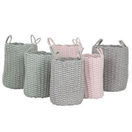 Juego de Cestas Home ESPRIT Verde Gris Rosa Cuerda (2 Piezas) (3 Unidades) Juego de Cestas Home ESPRIT Verde Gris Rosa Cuerda (2 Piezas) (3 Unidades)