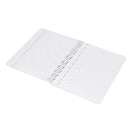 Liderpapel Cuaderno Espiral Cuarto Tapa Dura 80 Hojas Cuadro 8mm 75gr Colores Surtidos