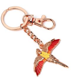 THE CARAT SHOP Llavero Harry Potter Fawkes aleación chapada oro rosa 4x5cm