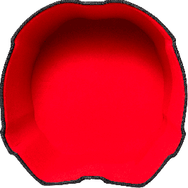 Gator Estuche para Tom Base 16" x 14" GC-1614 con Interior de Terciopelo