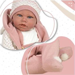 Muñeca elegance 54 cm anuk rosa (muñeco de peso) Muñeca elegance 54 cm anuk rosa (muñeco de peso)