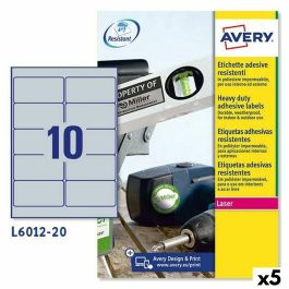 Etiquetas para Impresora Avery Plateado 20 Hojas 96 x 50,8 mm (5 Unidades) Precio: 178.49999981. SKU: B1CTTFQFJ5