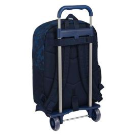 Mochila Escolar con Ruedas Batman Legendary Azul marino 30 x 43 x 14 cm Mochila Escolar con Ruedas Batman Legendary Azul marino 30 x 43 x 14 cm