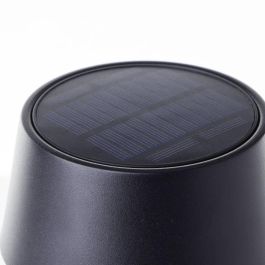 Lámpara de mesa para exterior - BRILLIANT - PICCO - LED y solar - Metal y plástico - 5 W - Negro esmerilado