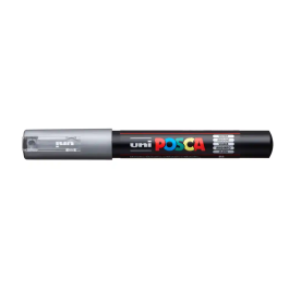 POSCA Marcador PC-1M No Permanente Punta Fina 0.7-1 mm Plata Precio: 3.50000002. SKU: B15T88D8H2