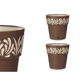 Maceta plástico Gaia 30 cm marrón - Stefanplast, 11.8 L, con reserva de agua (6 Unidades) Precio: 41.50000041. SKU: S3610147