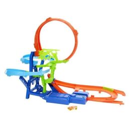 Hot Wheels Pista Big Air Crash - Incluye Coche Escala 1:64 - Medidas 68,7x62,5x85,9 cm - Edad +5 años - Requiere Pilas Precio: 52.99989849. SKU: B18GVSBJE4