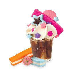 Hasbro F5836 Play-Doh Super Cafetería de Juguete con 8 botes plastilina y 20 accesorios para crear bebidas y postres, Edad +3 años